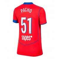 Paris Saint-Germain Willian Pacho #51 Tretí Ženy futbalový dres 2025-26 Krátky Rukáv